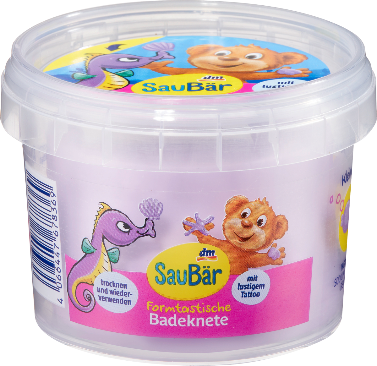 Badeknete Formtastisch mit Tattoo, 100 g