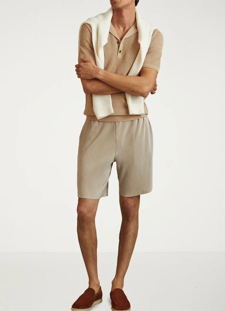 Polo Reiss Fargo de malha grossa e corte regular