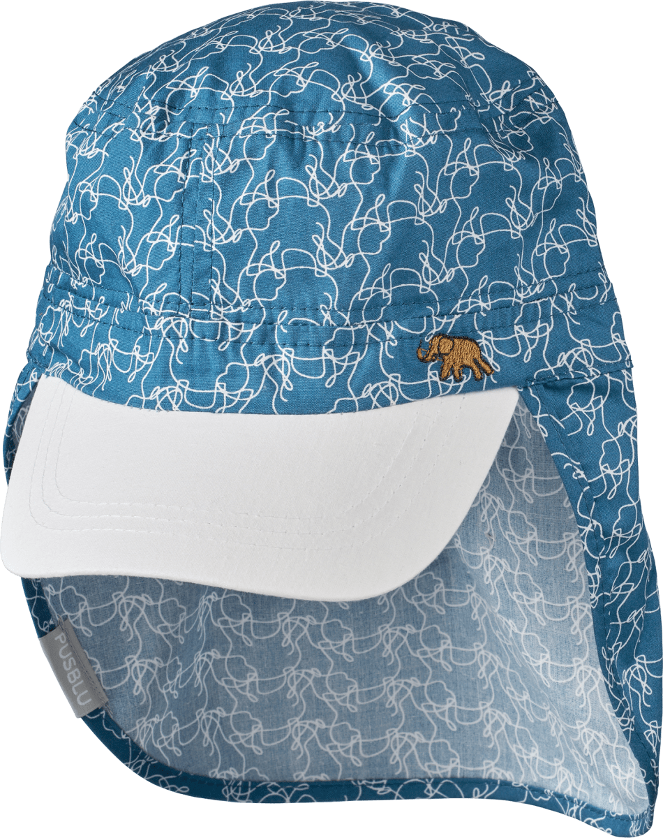 Schirmmütze, blau, Gr. 52/53, 1 St