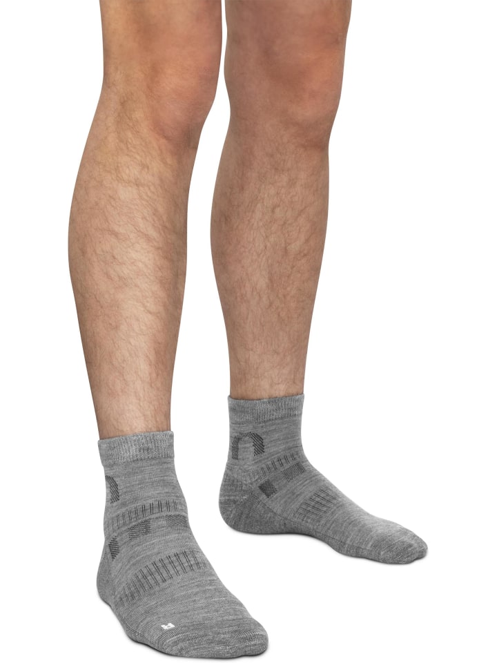 normani 2 Paar Merino-Kurzschaftsocken Lismore in Grau günstig kaufen