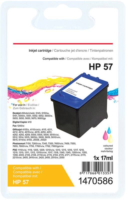 Viking 57 Kompatibel HP Tintenpatrone C6657A 3 Farbig