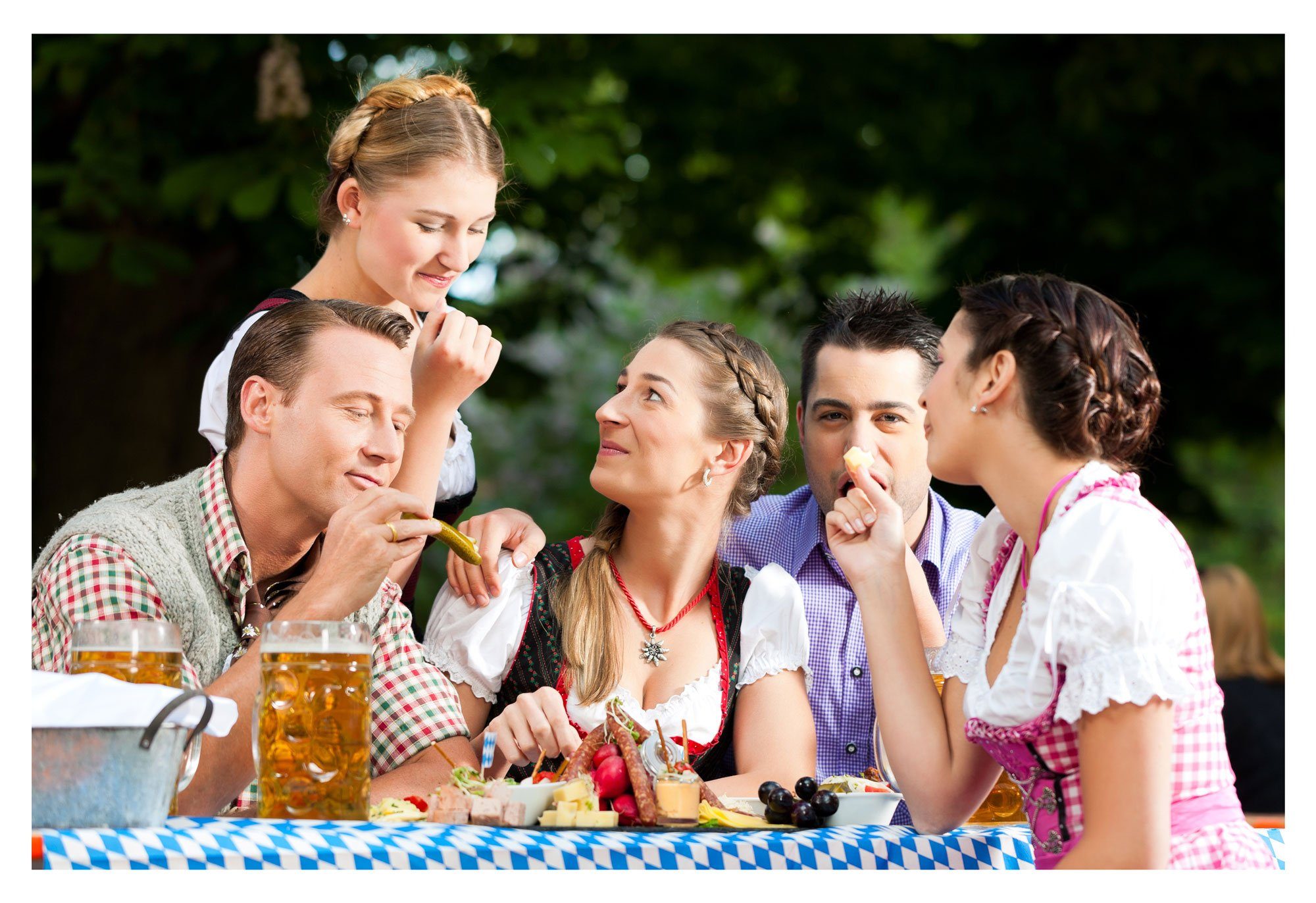 Stagecaptain Bierzeltgarnitur Hirschgarten BB-180 Sitzgarnitur 177 cm Länge, (Stehtisch Holz, 3-tlg., 2 x Bank, 1 x Tisch), Sitzmöbelset Outdoor & Indoor, klappbar