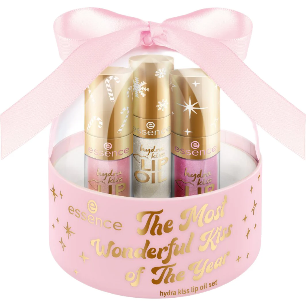 Lepper ÅRETS MEST FANTASTISKE KYSS - Hydra Kiss Lip Oil Set - Sminkeboks, Gloss