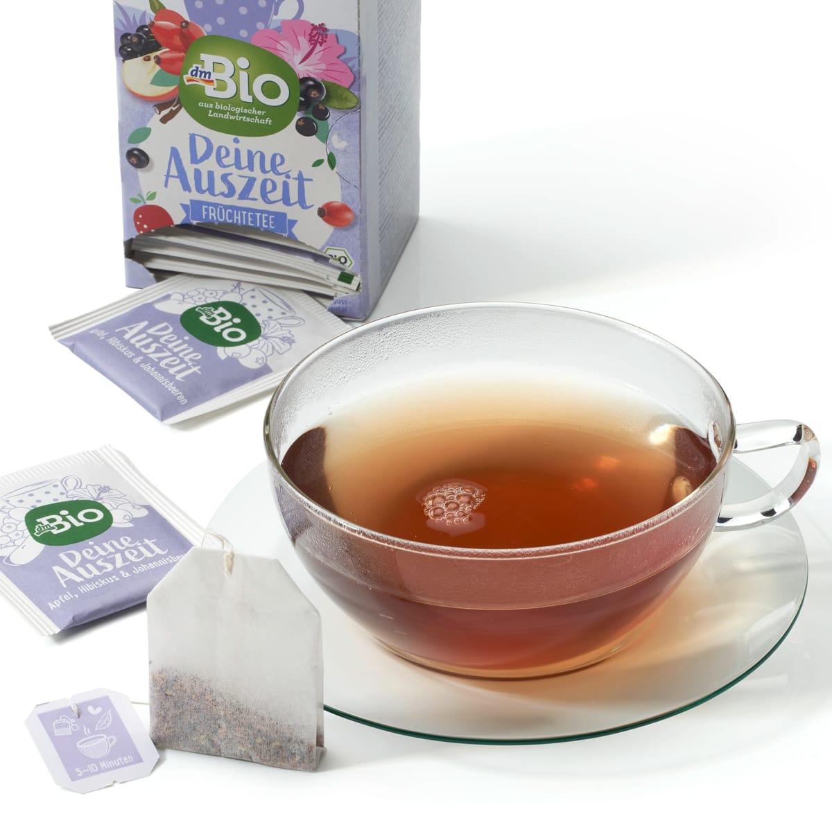 Früchtetee \Deine Auszeit\ mit Apfel, Hibiskus & Beeren (20 x 1,9g), 38 g