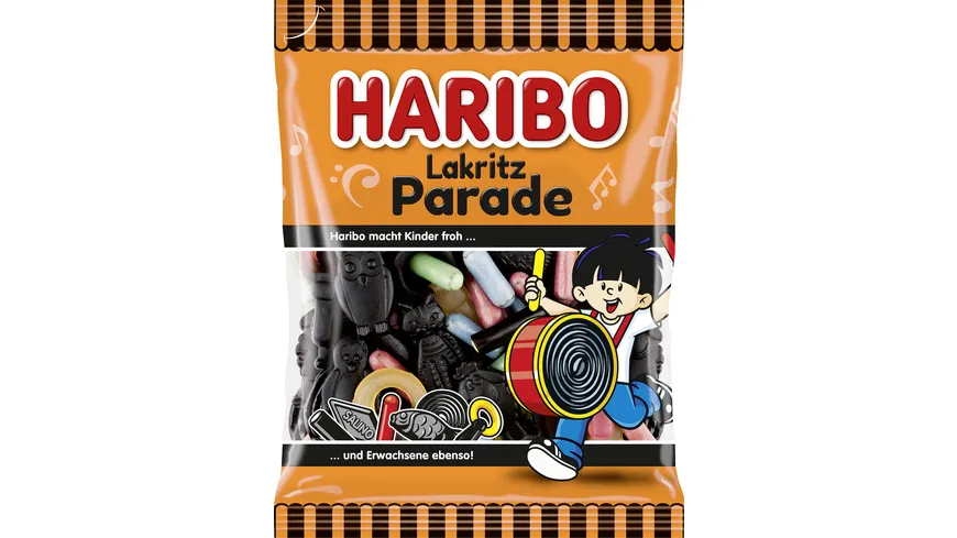 Haribo Lakritzmischung und Fruchtgummi Lakritz Parade 175 g