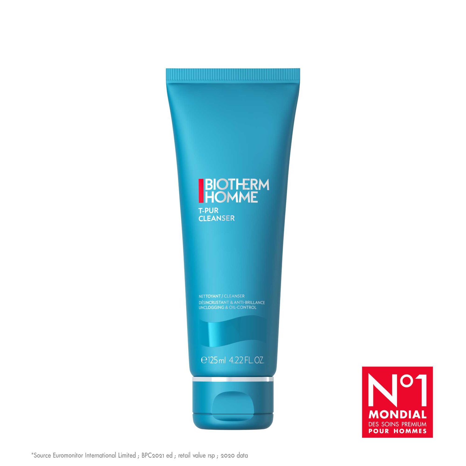 Biotherm T-Pur Nettoyant Purifiant Visage - Peaux Grasses 125 ml