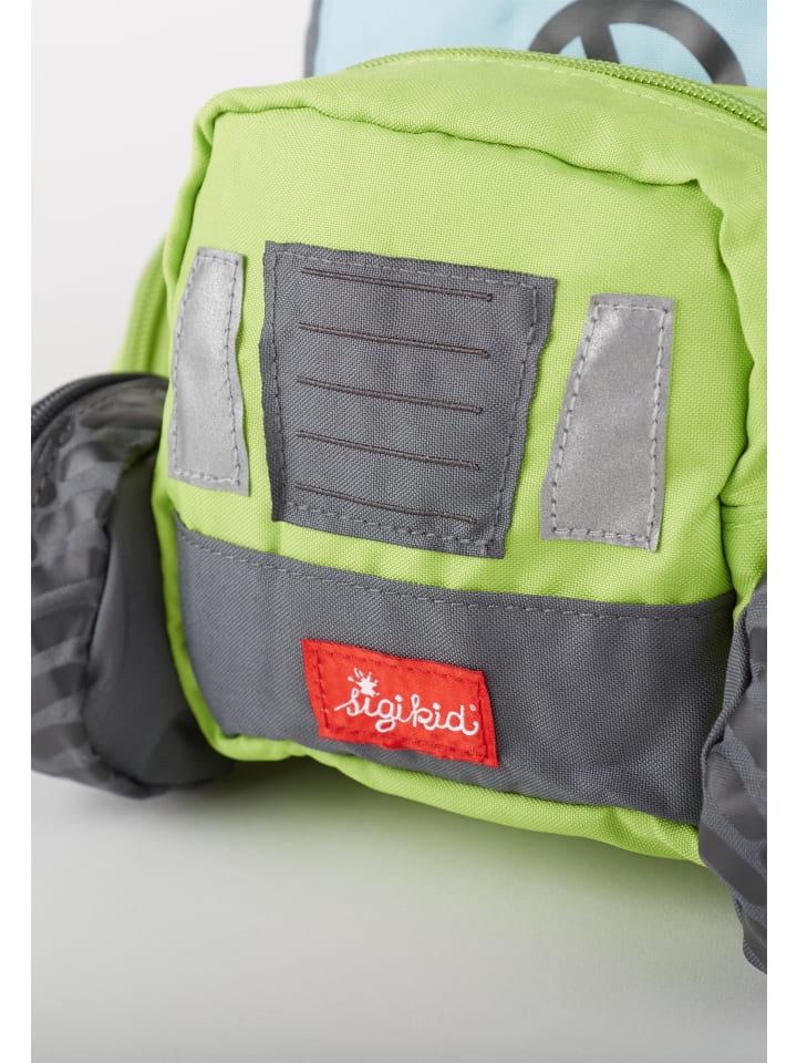 Sigikid Rucksack Fahrzeuge in grün günstig kaufen onesize