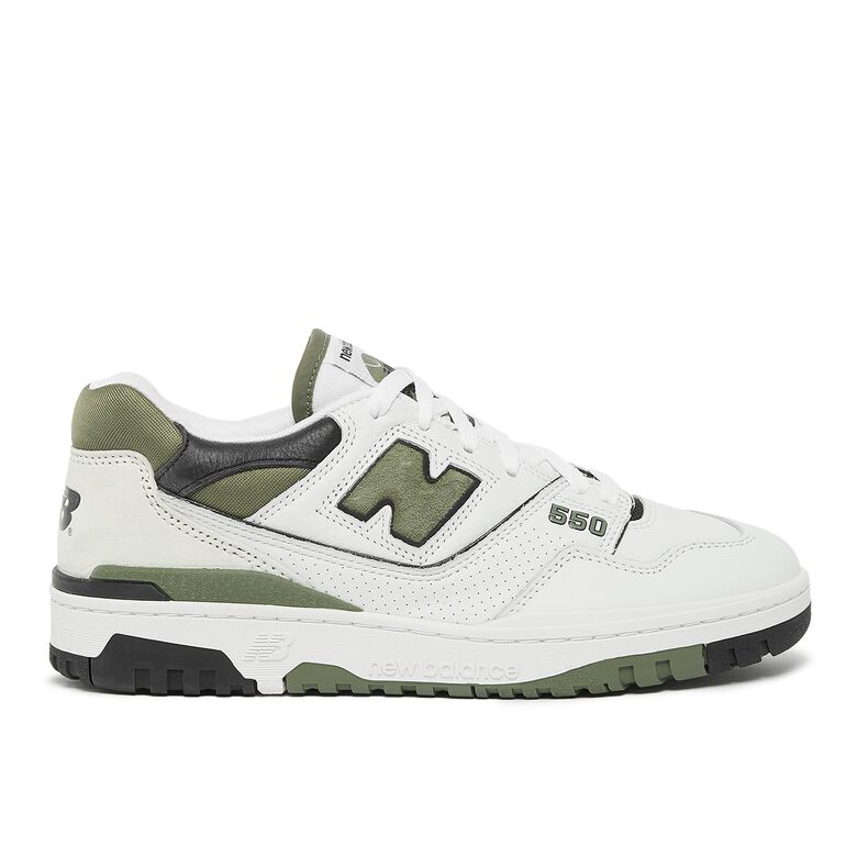 New Balance BB550DOB white/dark olivine/black