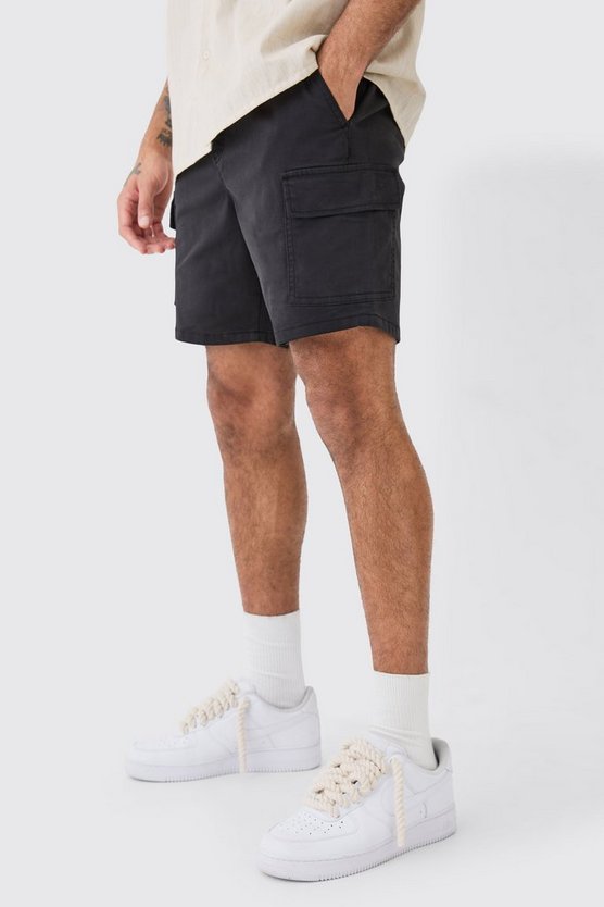 Slim-Fit Cargo-Shorts