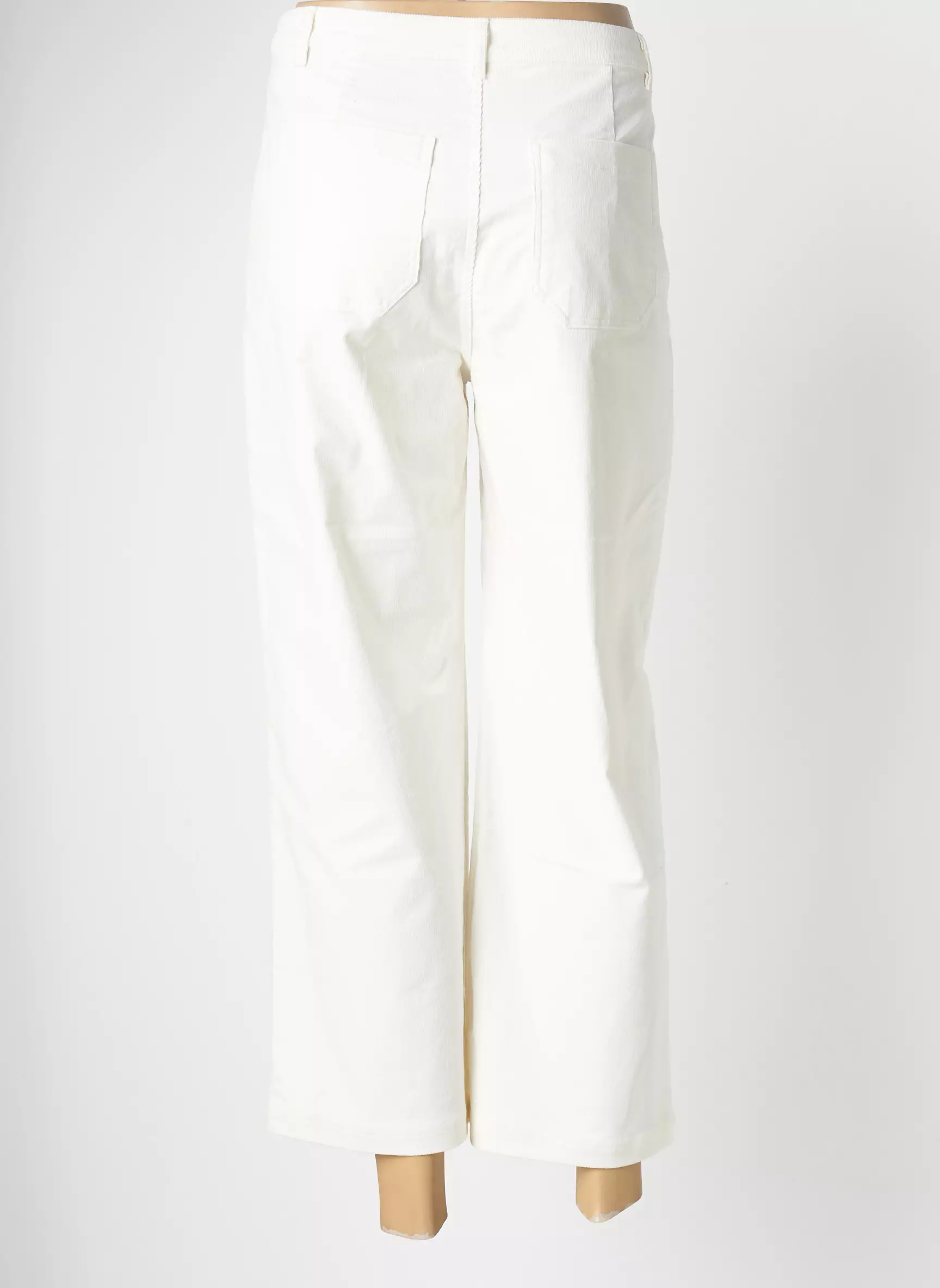 Orfeo Pantalon7 8 Femme couleur beige