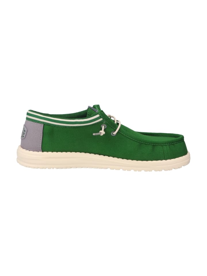Hey Dude Mokassins Schnürschuhe in Grün günstig kaufen
