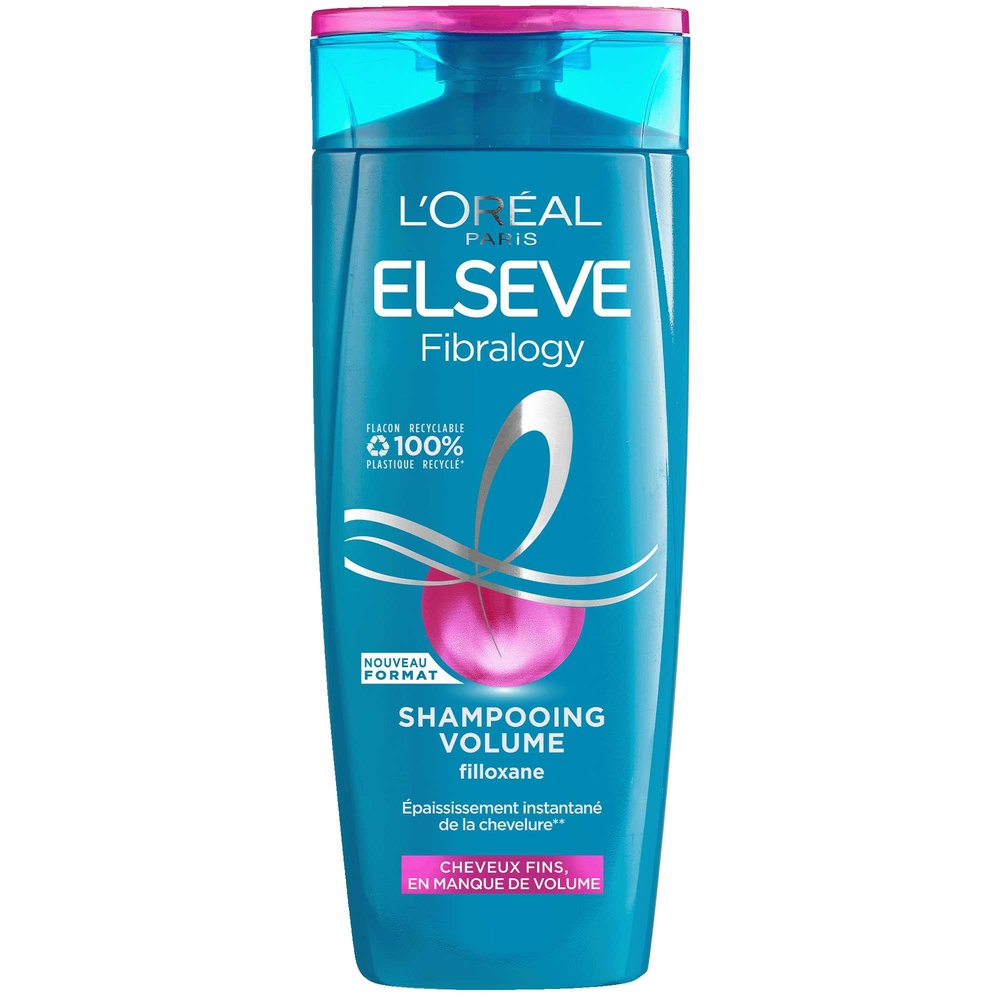 L'Oréal Paris Elseve Fibralogy Shampooing Volume 350ml Shampoing cheveux normaux