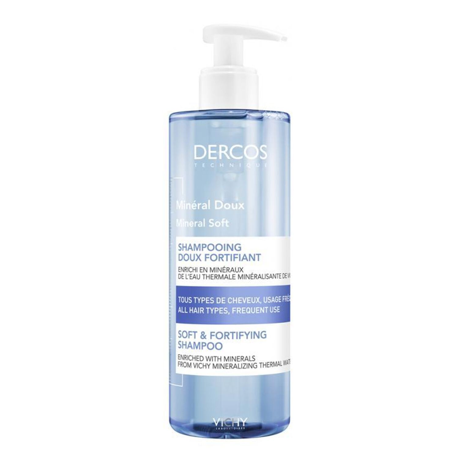 Vichy Dercos Technique Shampooing Minéral Doux Fortifiant 400 ml