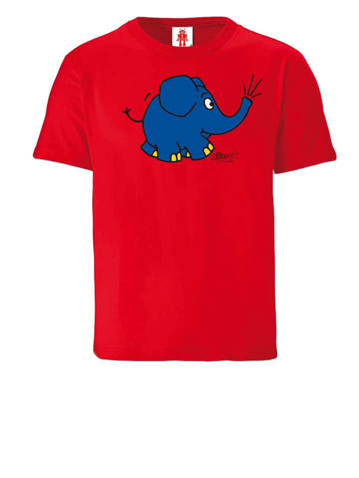 Logoshirt T-Shirt Sendung mit der Maus - Elefant Törö in rot günstig kaufen