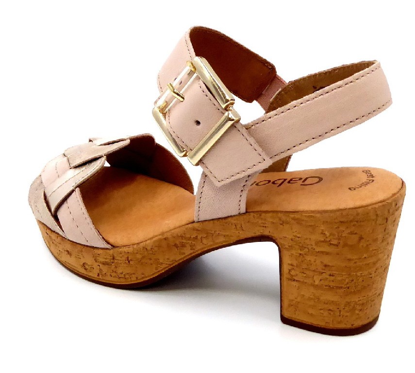 GABOR Komfort Sandalen rose Gabor Fashion Plateau Sandalen 24.763.20