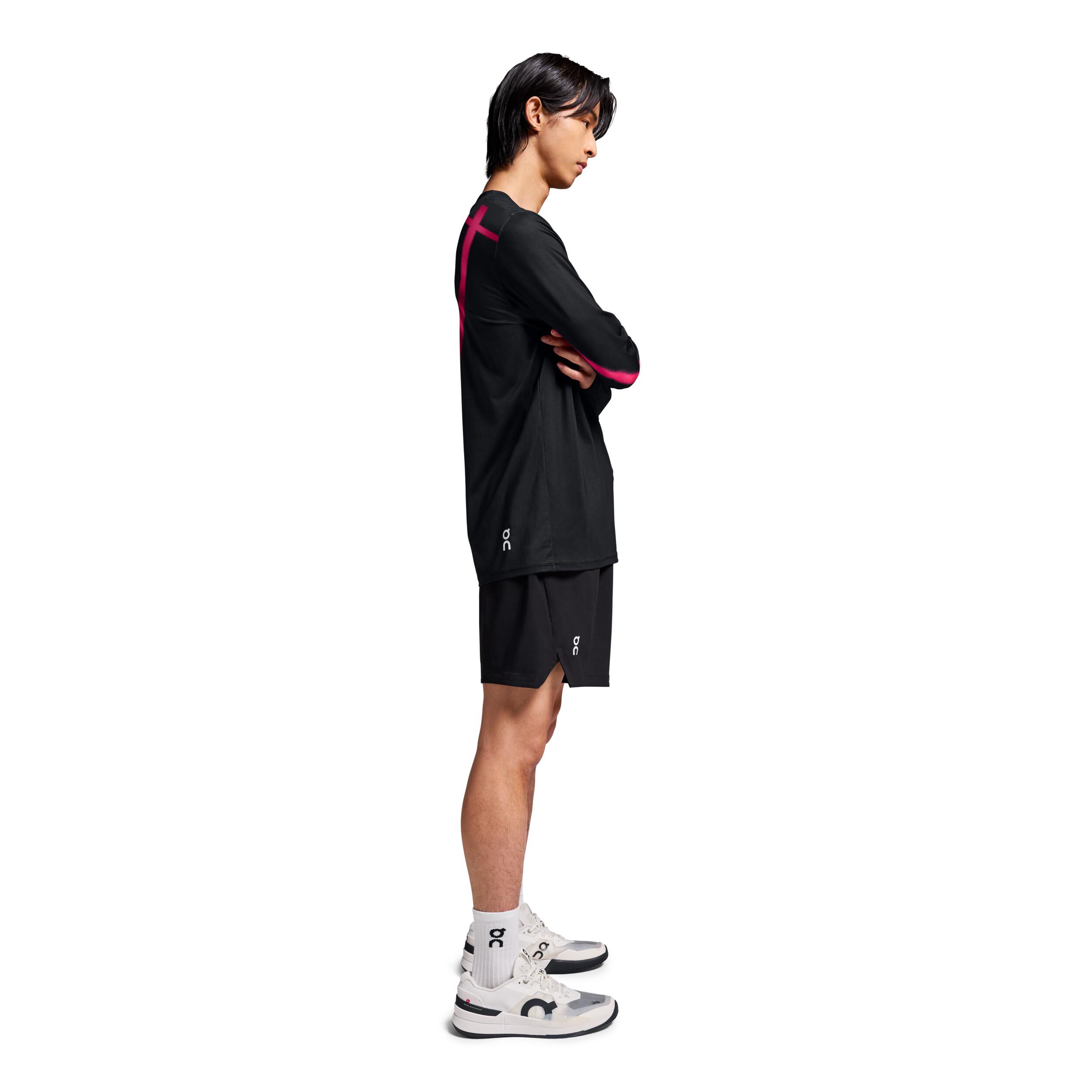 Court Longsleeve Herren - Schwarz