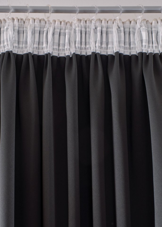 Jacquard Verdunkelungsvorhang (1er Pack)