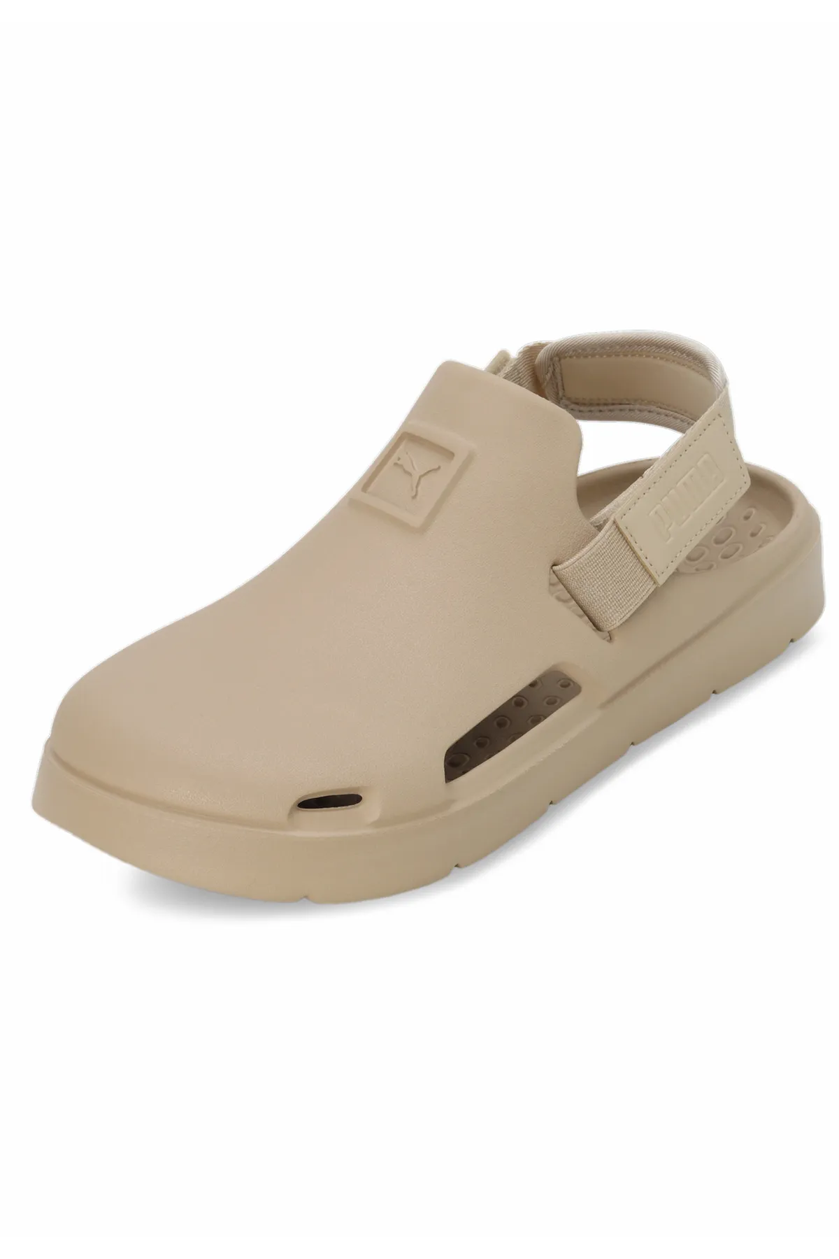 Puma  Pantolette - Beige - Flacher Absatz