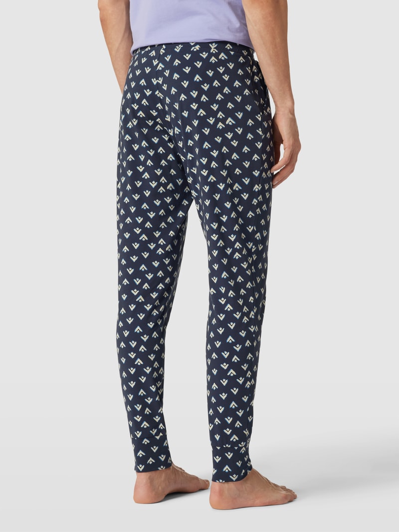 Pyjamahose mit elastischem Bund Modell 'Every Night' in dunkelblau