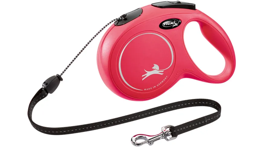 flexi Seil-Leine New Classic rot M 8 m Hundezubehör