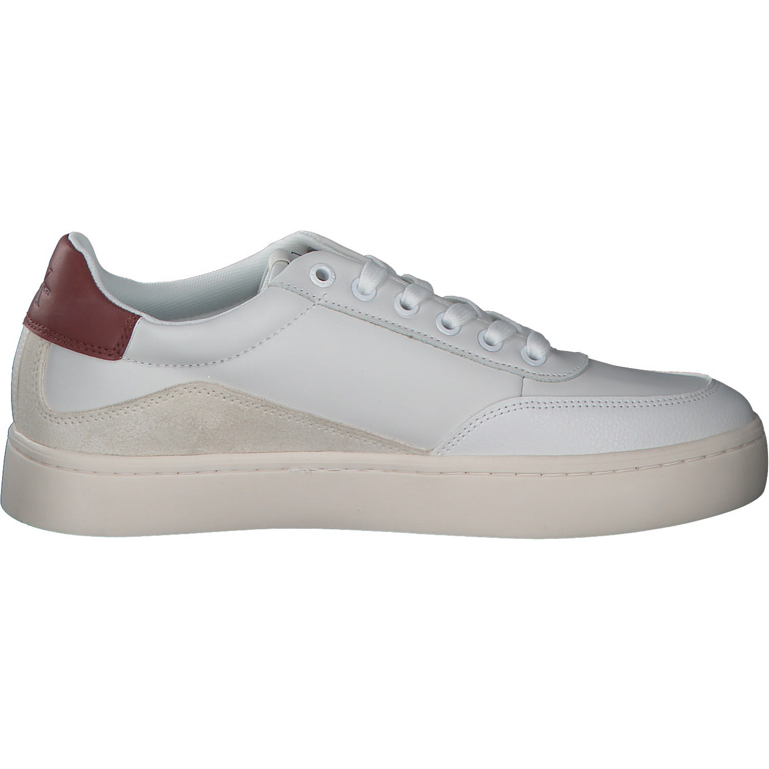 Calvin Klein YW0YW00699, Sneakers Low, Damen, White/Terracotta