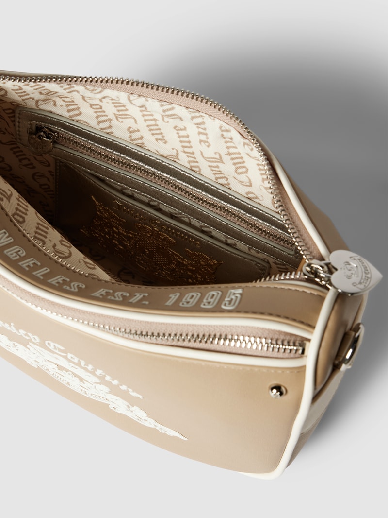 Crossbody Bag mit Label-Detail Modell 'HEATHER' in sand