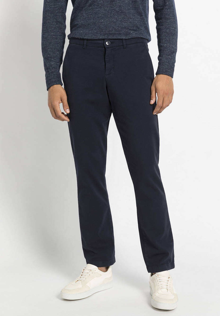 Chino Straight Fit aus Bio-Baumwolle