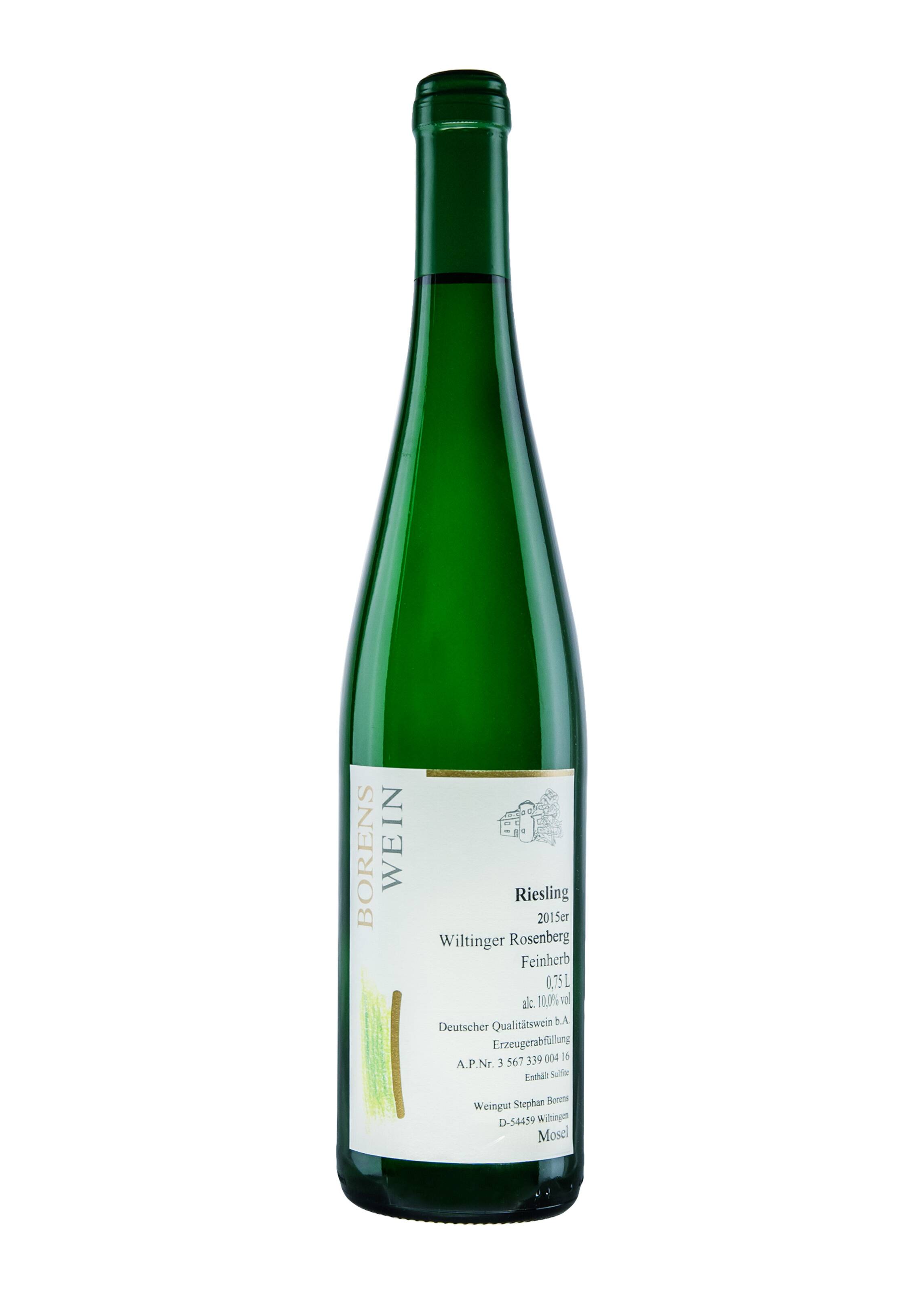 Weingut - Brennerei Borens Wiltinger Rosenberg alte Reben