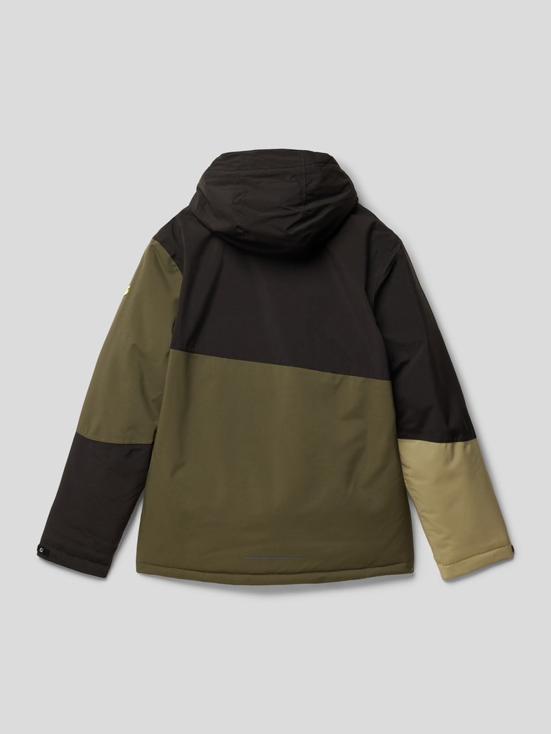 Funktionsjacke mit Brusttasche in khaki