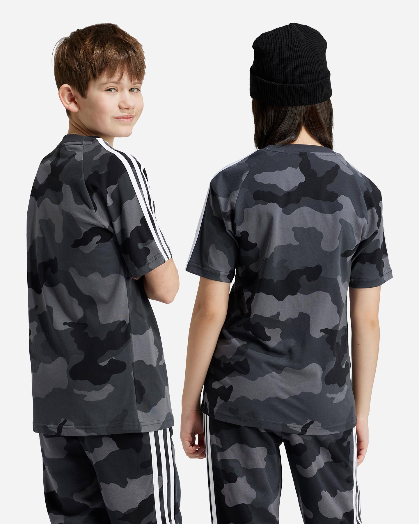 Koszulka Adidas Camouflage 3stripes Jr IV7304