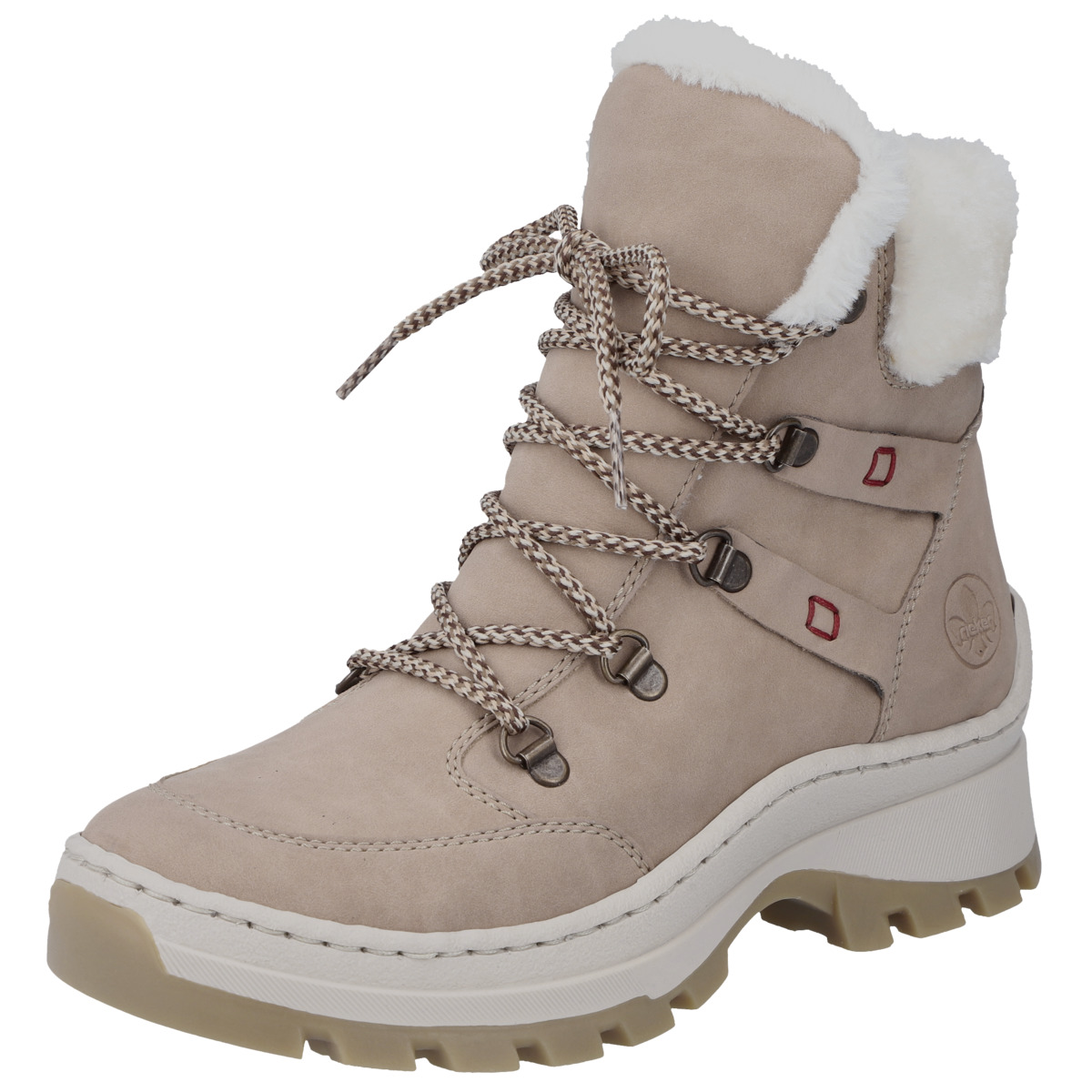 Rieker X9336 Schnürboots creme
