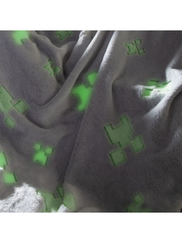 Minecraft Minecraft - Kuscheldecke, leuchtet im Dunkeln günstig kaufen onesize