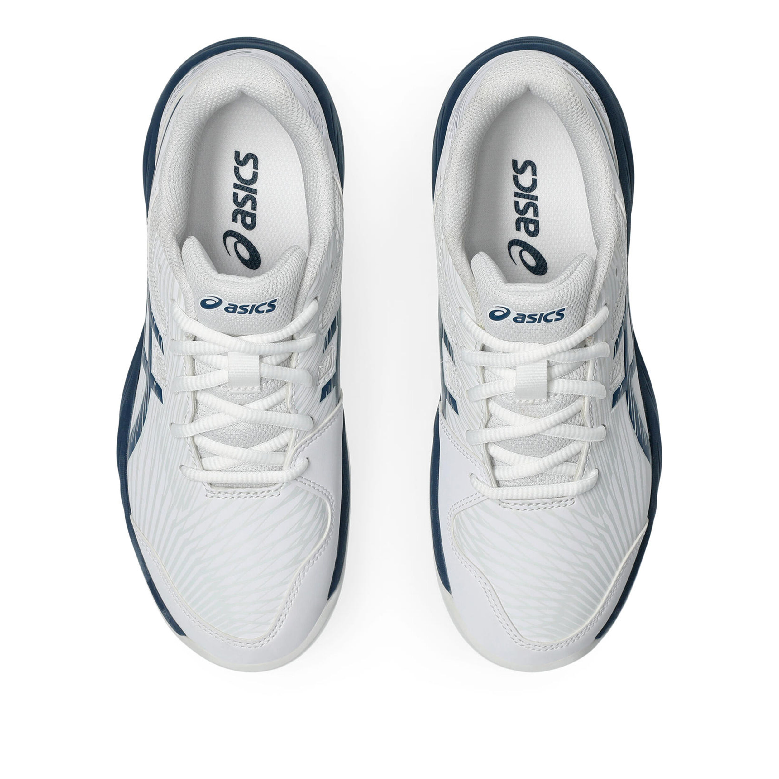 Gel-Game 9 GS Clay Sandplatzschuh Kinder - Weiß, Blau