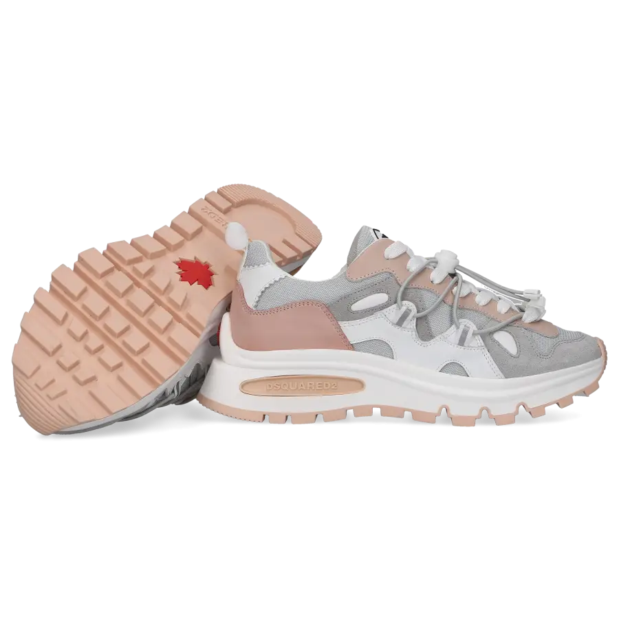 Dsquared2 - Sneaker low RUN DS2 grau-kombi - weiß