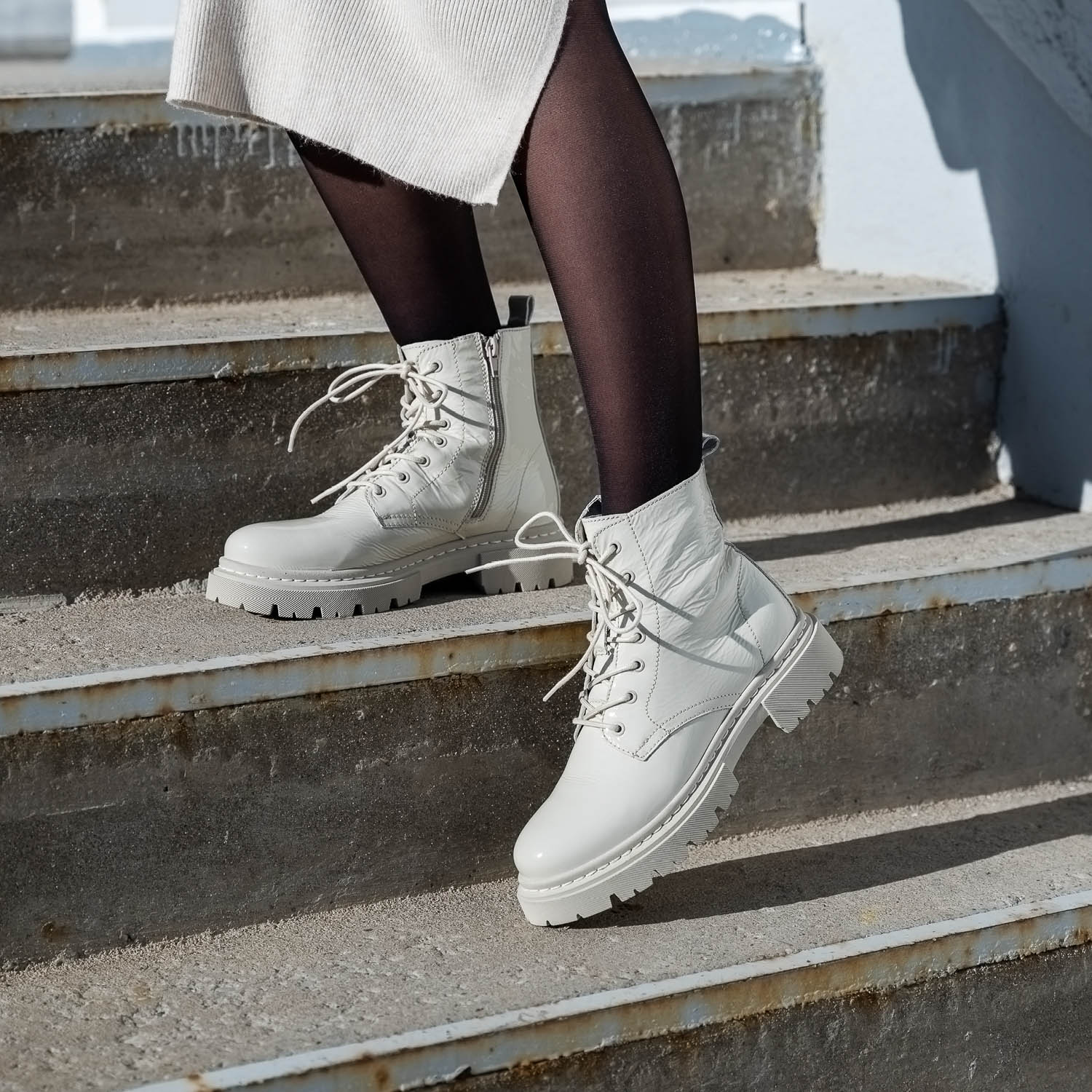 Palado Kea , Schnürstiefeletten, Damen, Weiß
