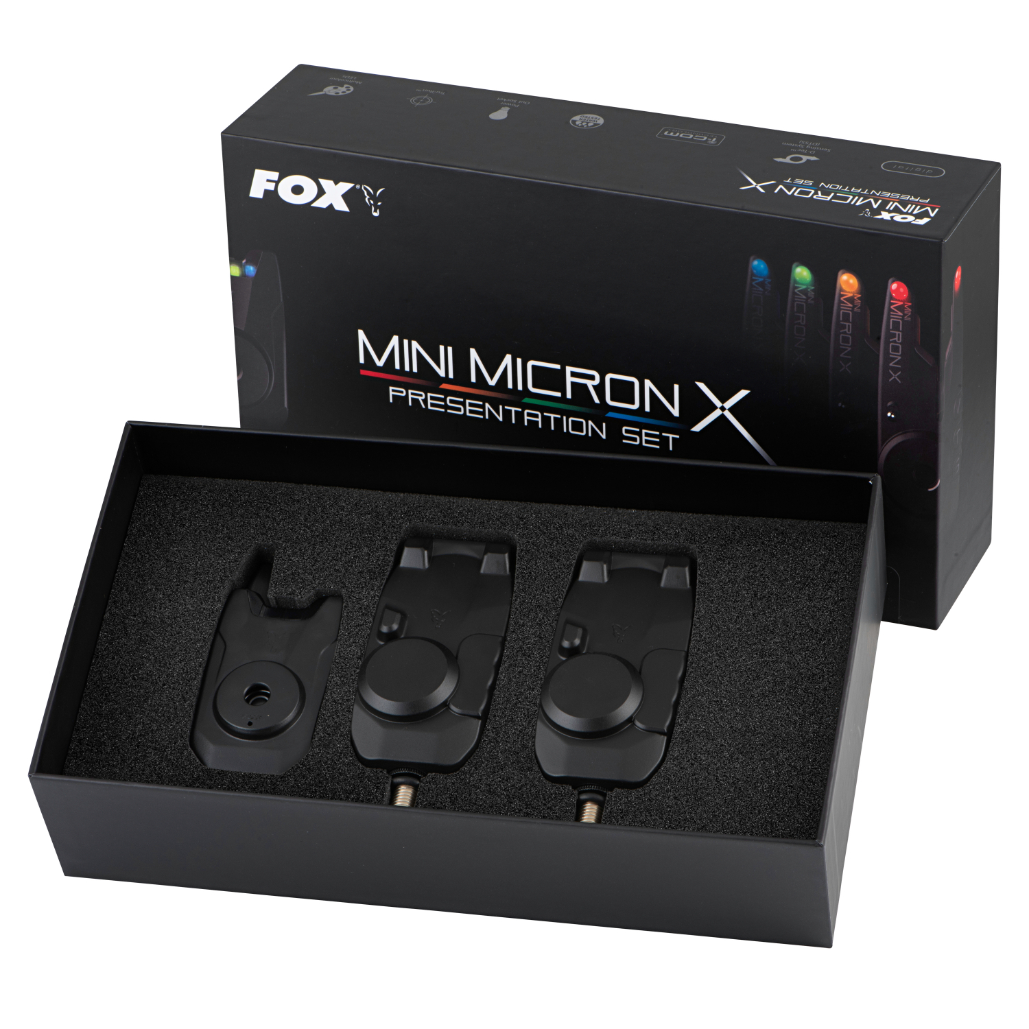 Fox Carp Bissanzeiger Set (2x Mini Micron X inkl. Receiver)