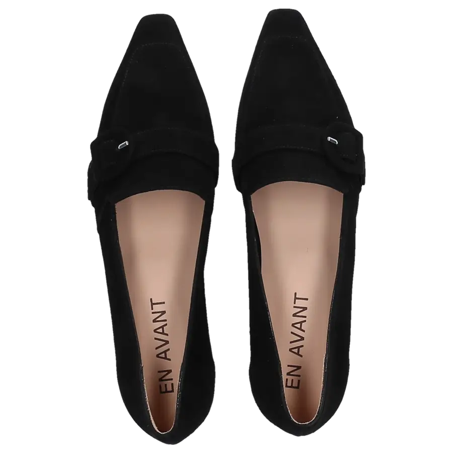 EN AVANT - Ballerinas X211007 Veloursleder - schwarz