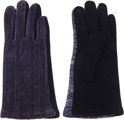 Leslii Handschuhe mit modischem Strickmuster