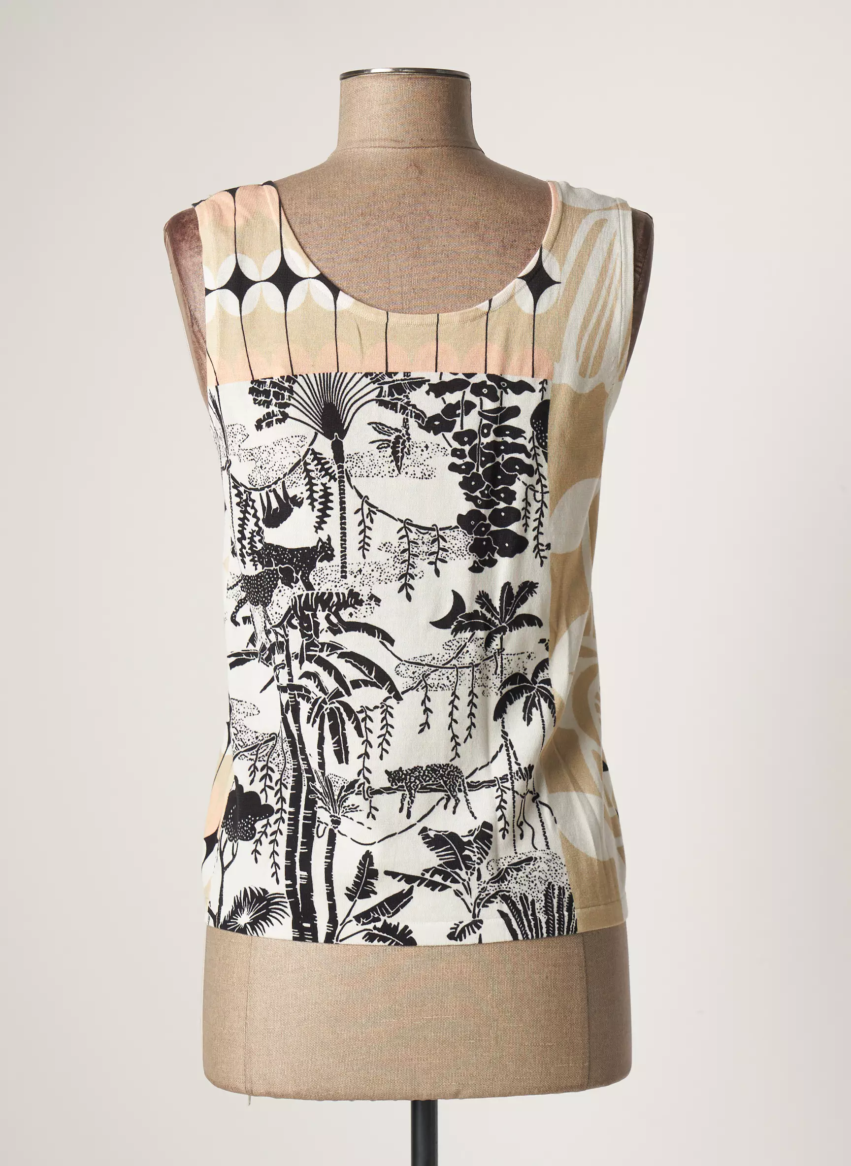 Jei S By Letizia Denaro Debardeurs Femme couleur beige