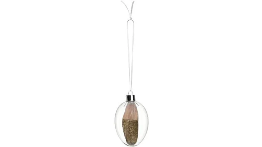 LEONARDO Glaseier mit Feder 13cm
