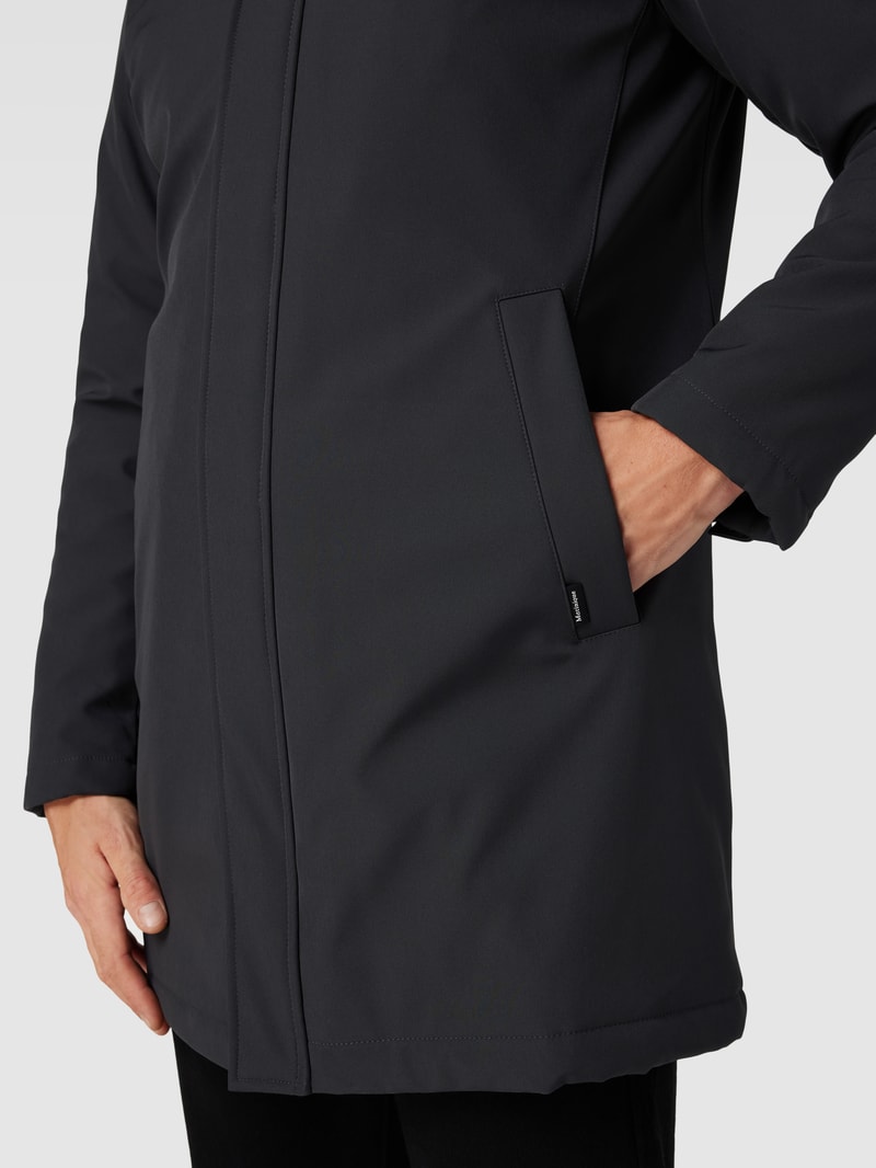 Funktionsjacke mit Kapuze Modell 'deston' in anthrazit