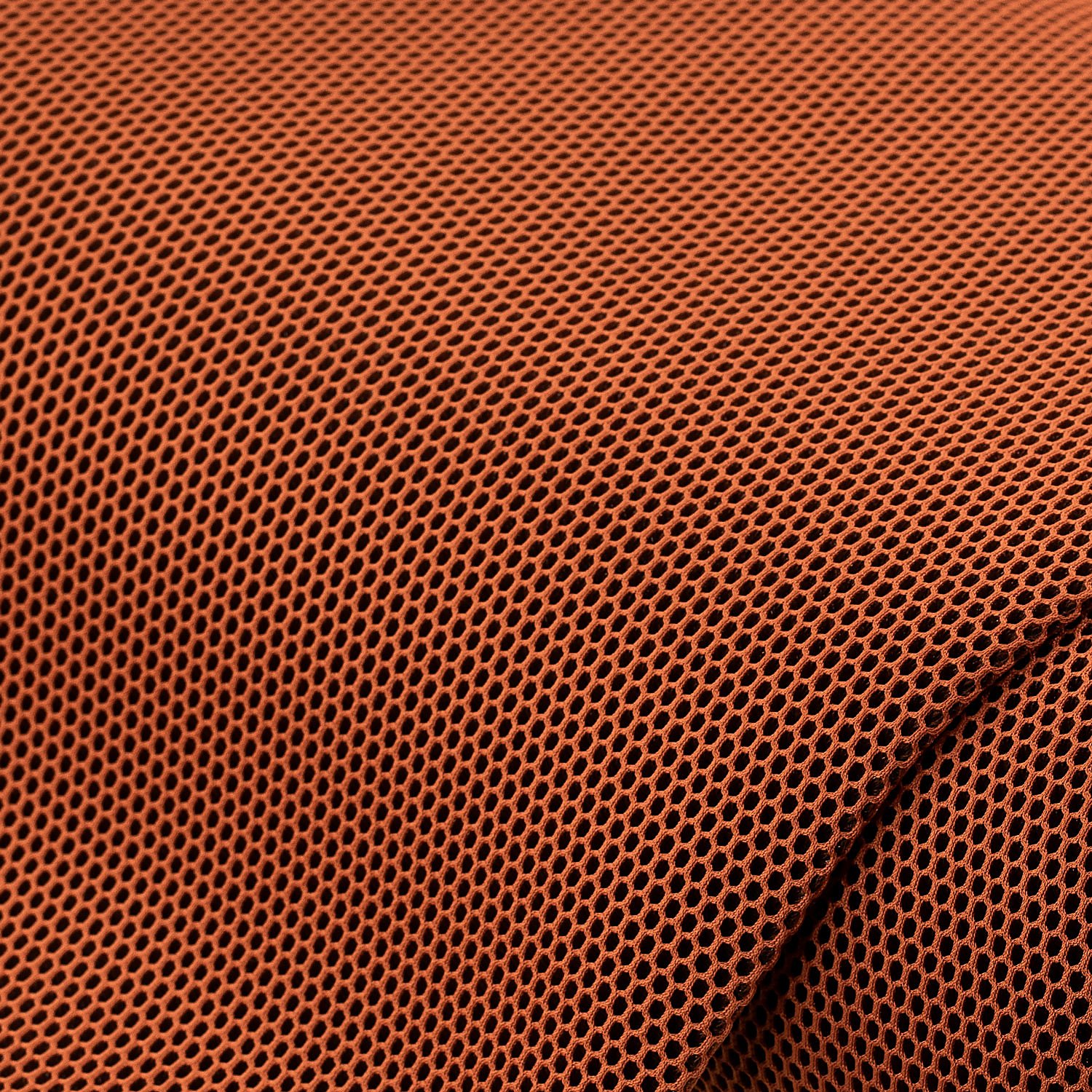 Möbelstoff 3D-Netzoptik, orange