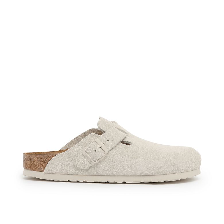Birkenstock Wmns Boston VL (narrow) antique white