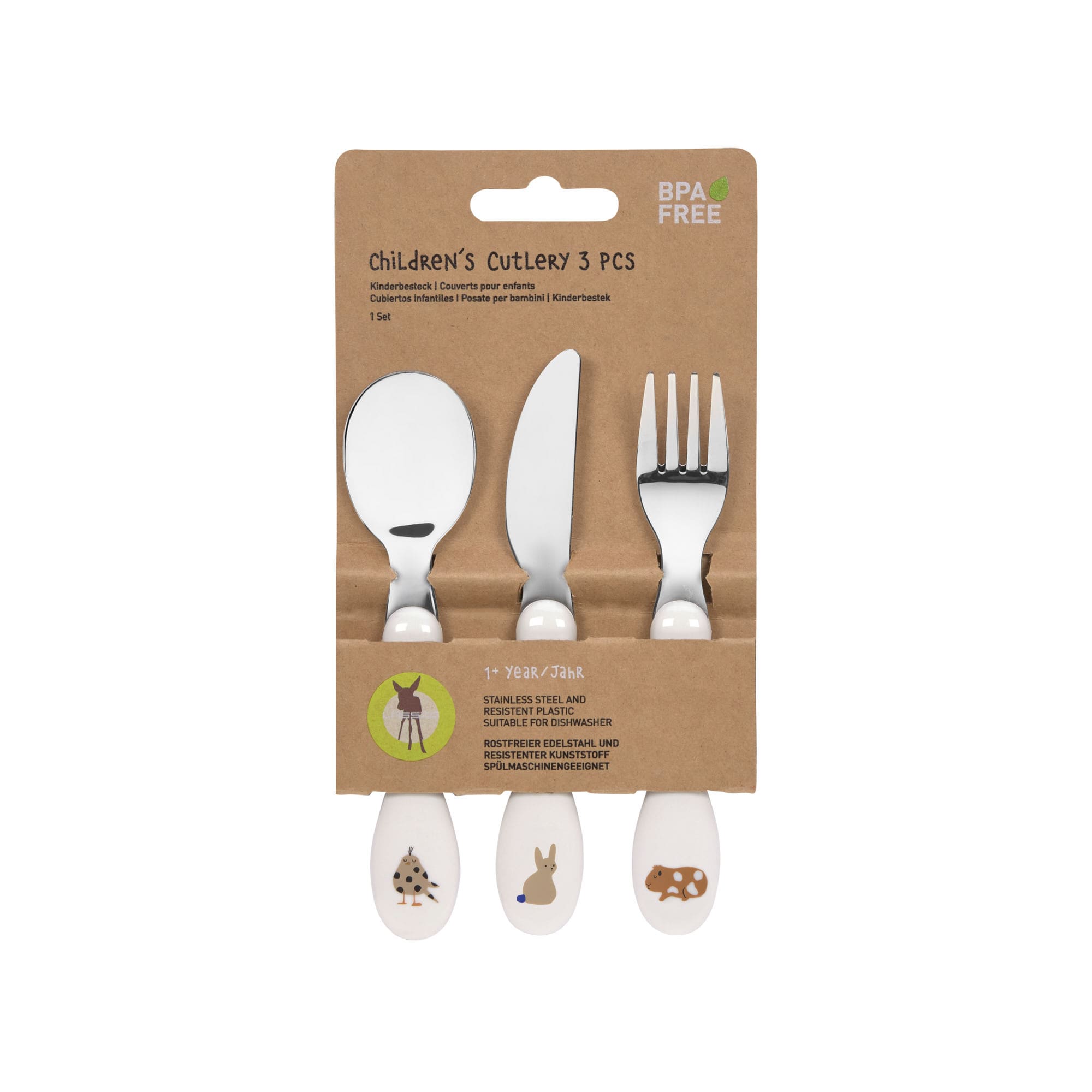 Kinderbesteck (Gabel, Löffel, Messer), Little Mateys Royal Blau