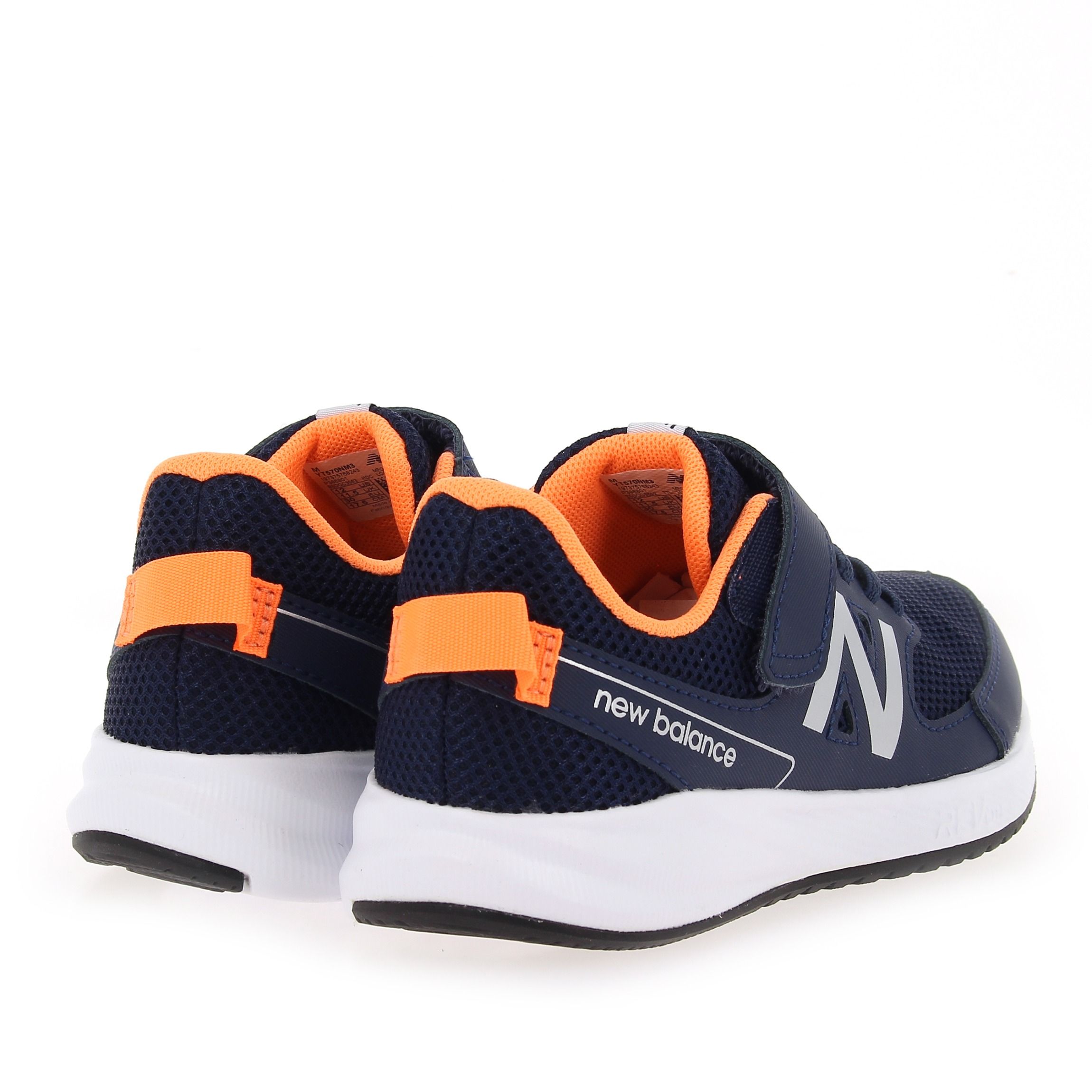 New Balance  YT570NM3 ELASTIC VELCRO - Marine Orange