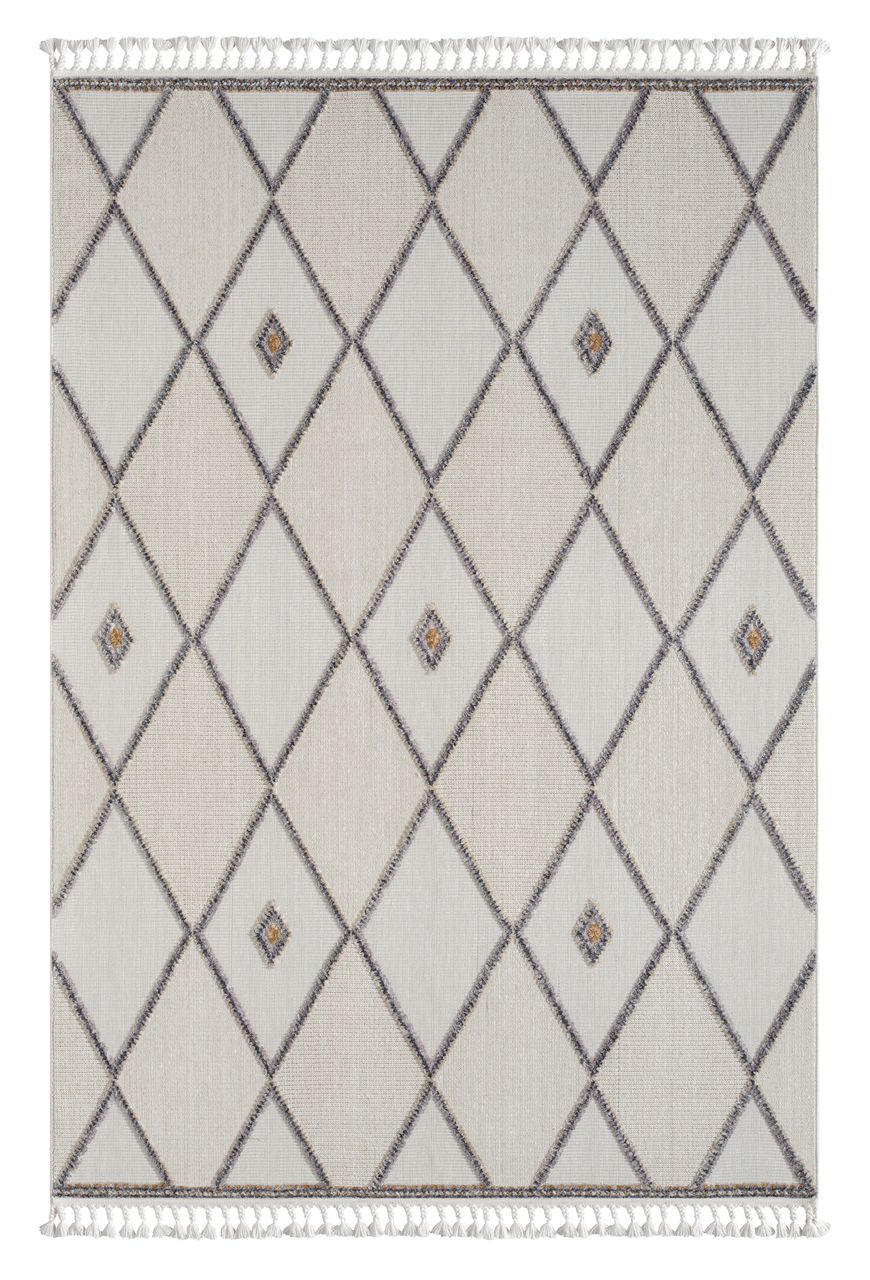 MyFlair Teppich Felice, 200cm x 290cm, Farbe Beige, rechteckig, Florhöhe 10mm