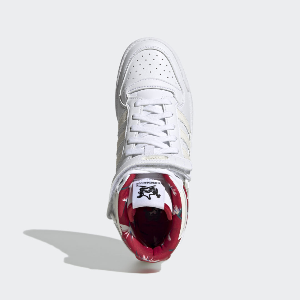 adidas Forum Mid TM Thebe Magugu GY9556 / weiss
