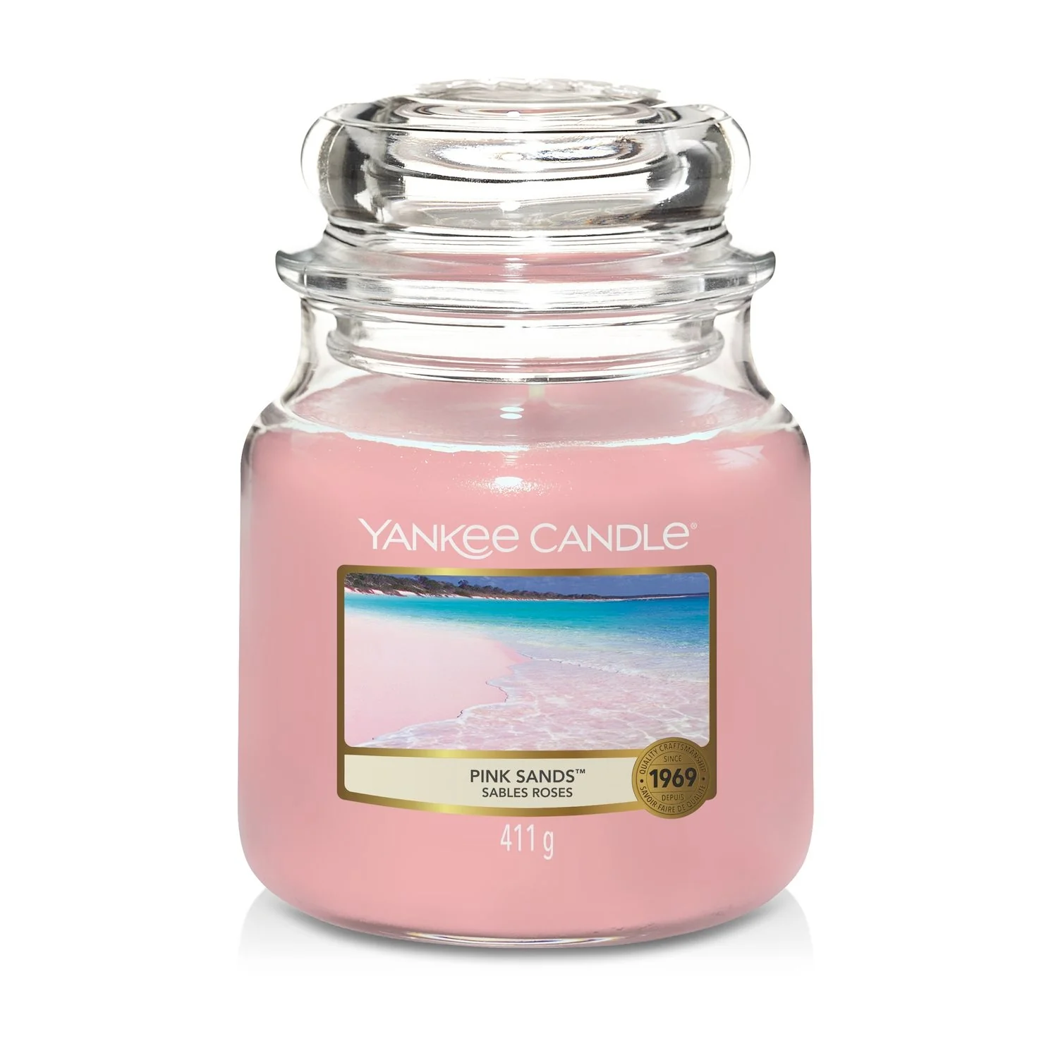 Duftkerze im Glas Pink Sands