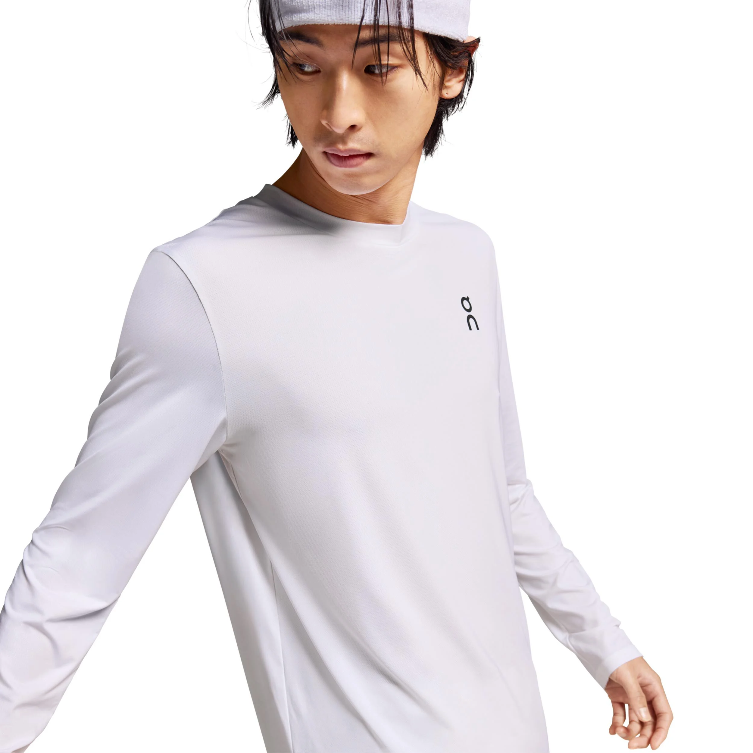 Court Longsleeve Herren - Weiß