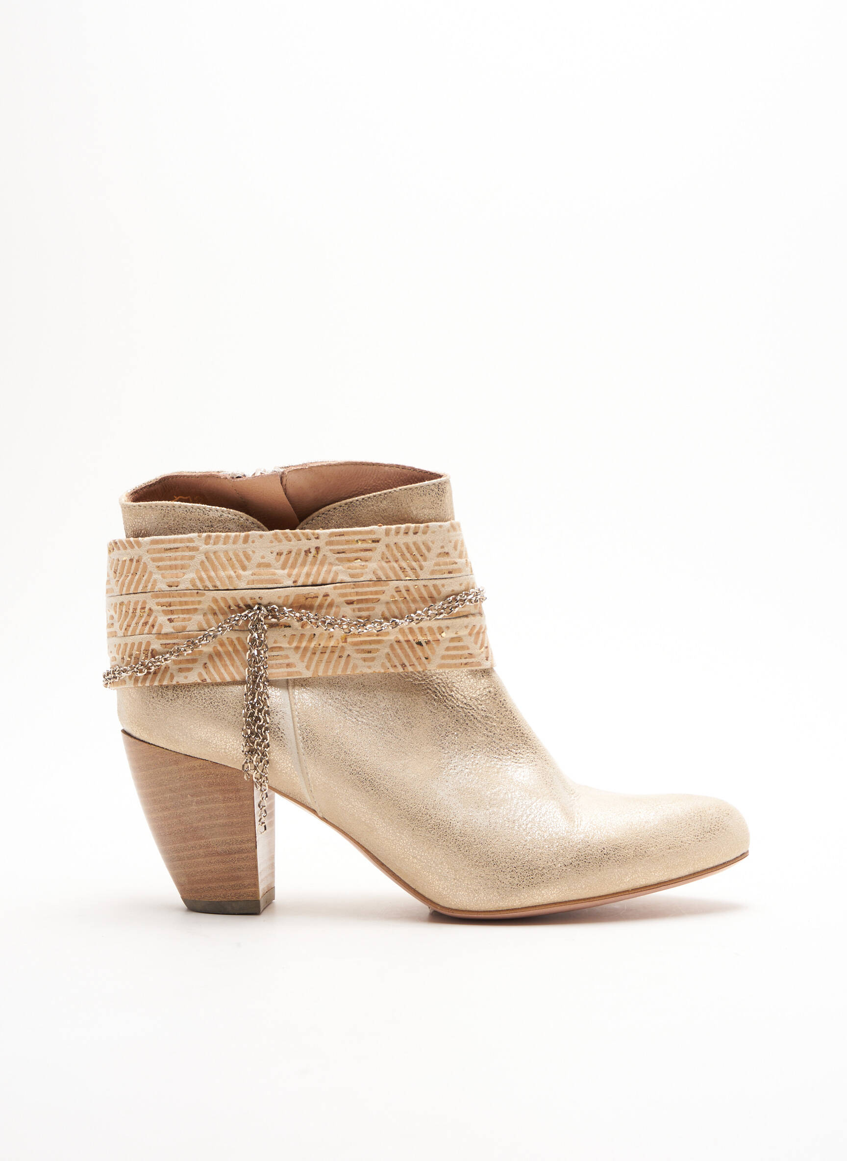 Rosemetal Bottines Femme couleur beige